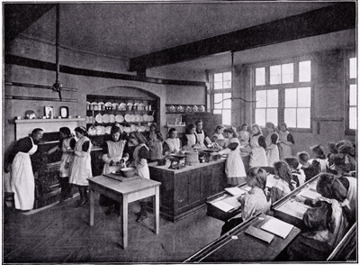 A Board School Cookery Class